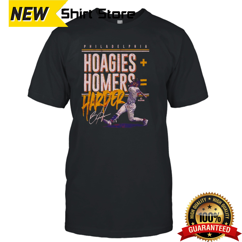 Bryce Harper Philadelphia Phillies Hoagies Homers Signature Shirt