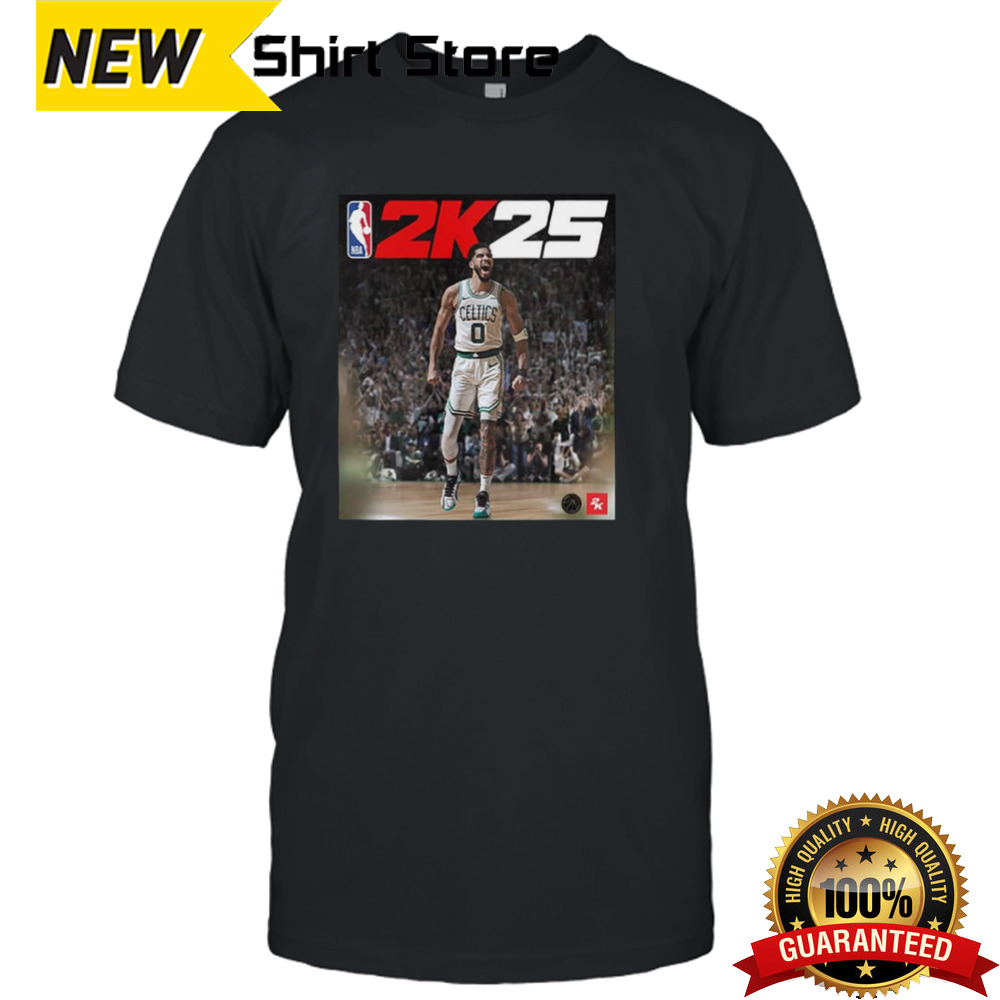 NBA Champion And 2K Cover Has A Nice Ring To It Jayson Tatum Is Our NBA2K25 Standard Edition Cover Athlete shirt