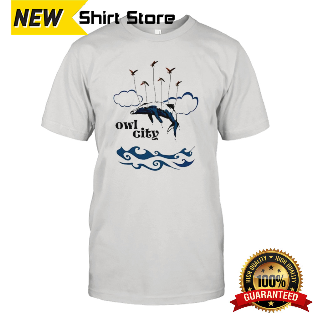 Owl City Flying Whale T-shirt