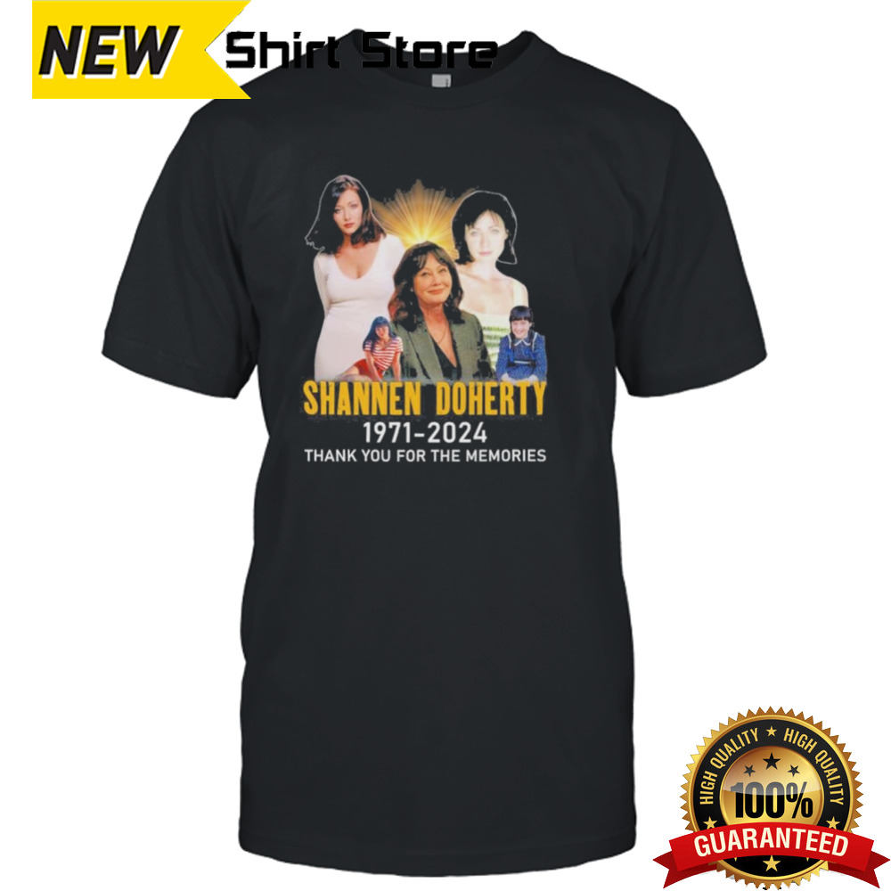 Shannen Doherty 1971 2024 Thank You For The Memories T Shirt