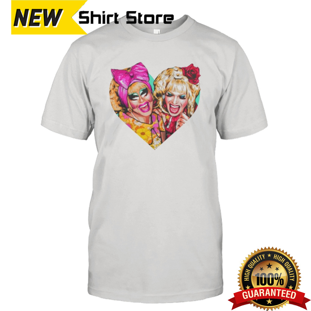 Trixie And Katya Heart T-shirt