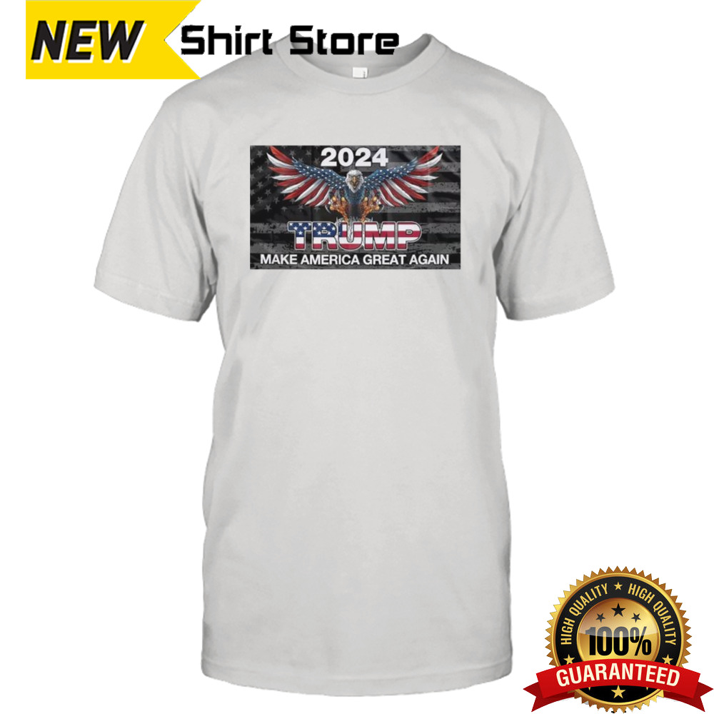 Trump 2024 Flag Make America Great Again Shirt