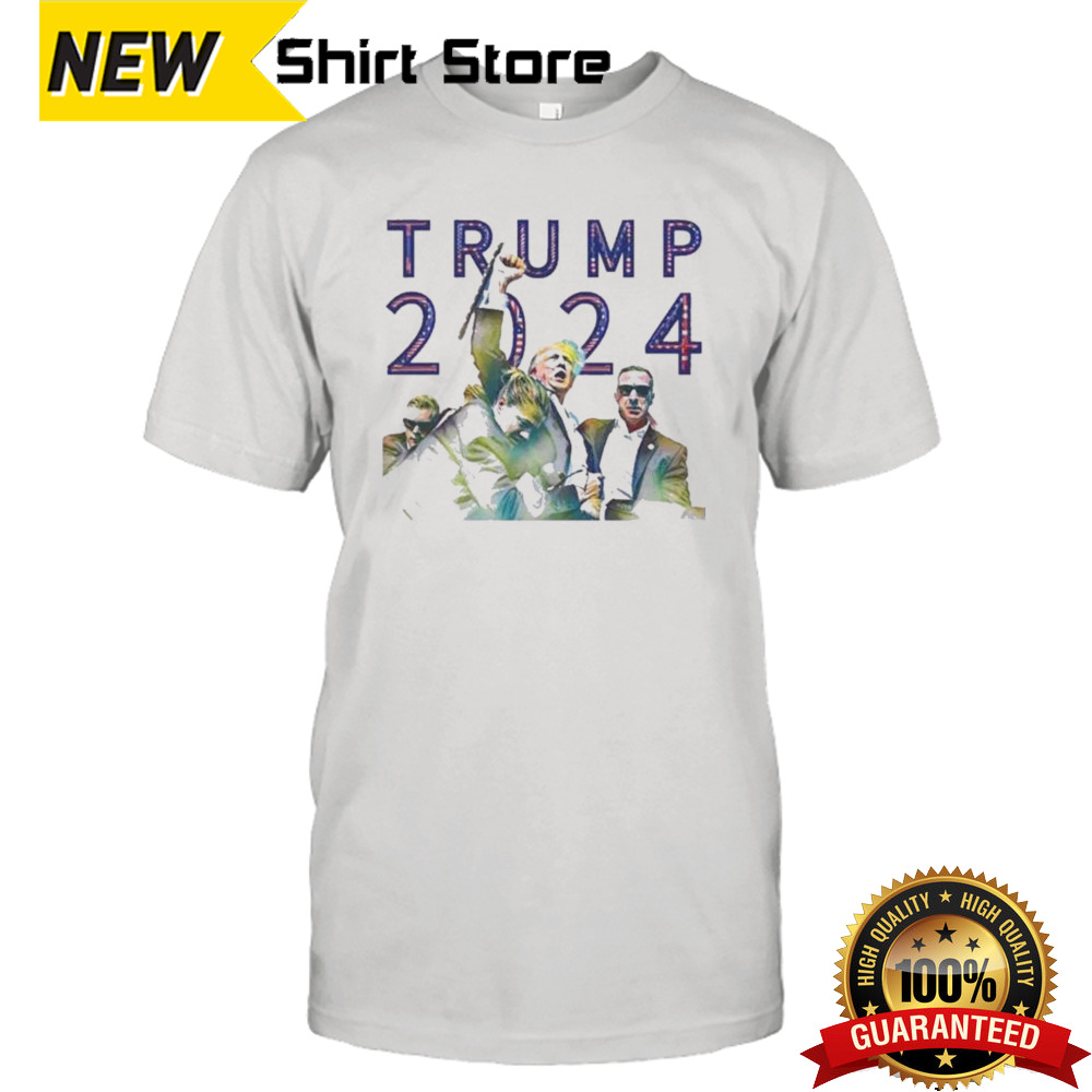 Trump 2024 Survived Shot At Election Rally Shot Shirt