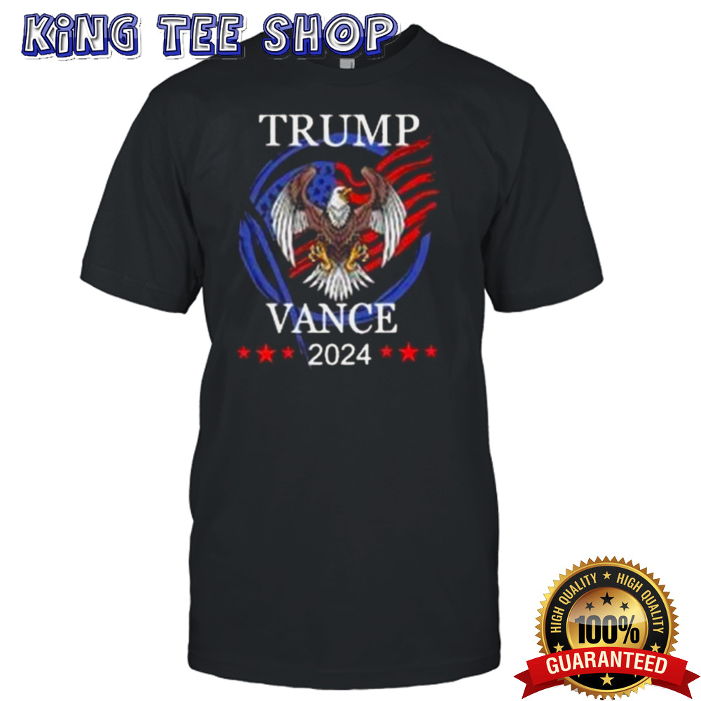 Trump Vance 2024 Eagle US Flag T-shirt