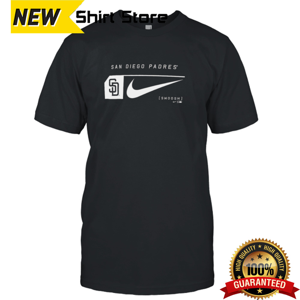 San diego padres nike fashion graphic swoosh 2024 shirt