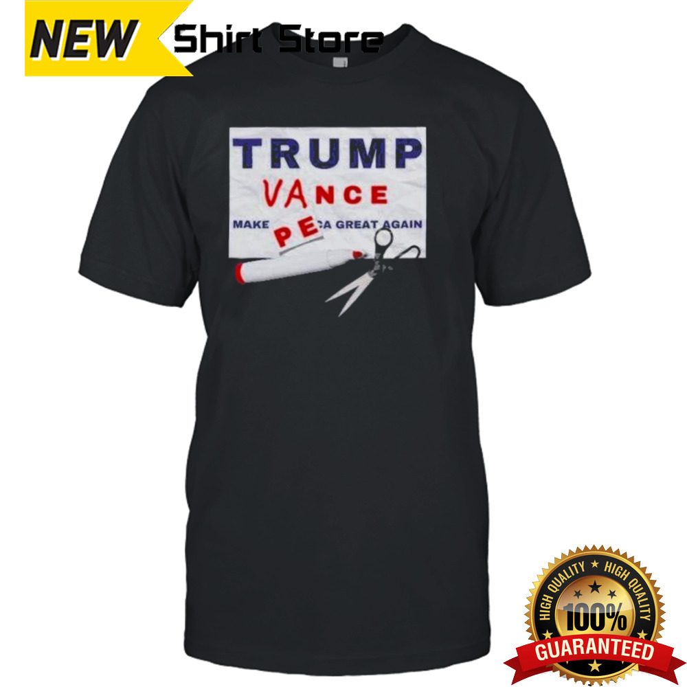 Trump Changes Pence For Vance Make America Great Again shirt