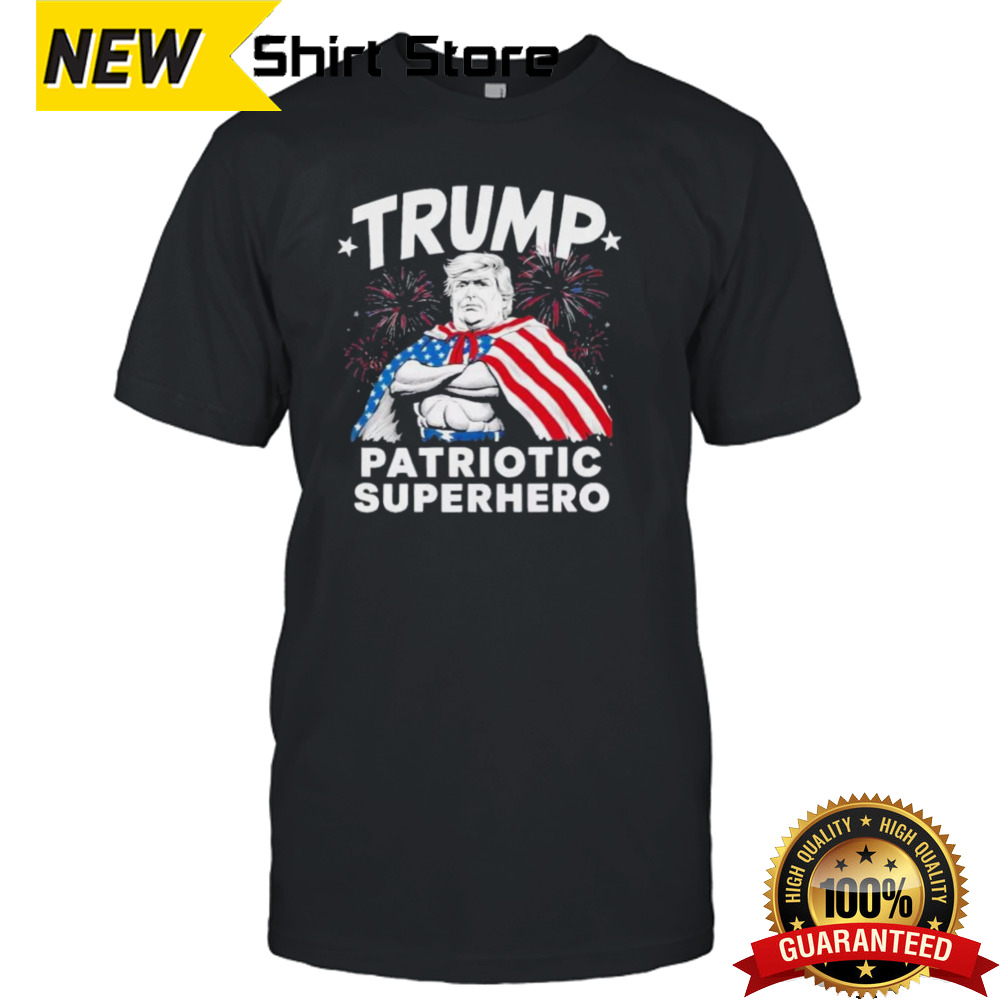 Trump Patriotic Superhero Trump 2024 Shirt