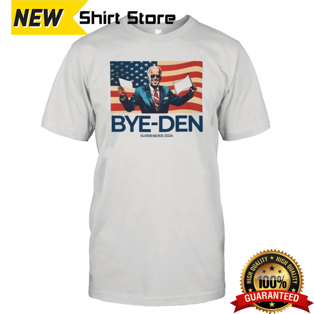 Biden Bye-Den Surrender 2024 Biden Out T-shirt