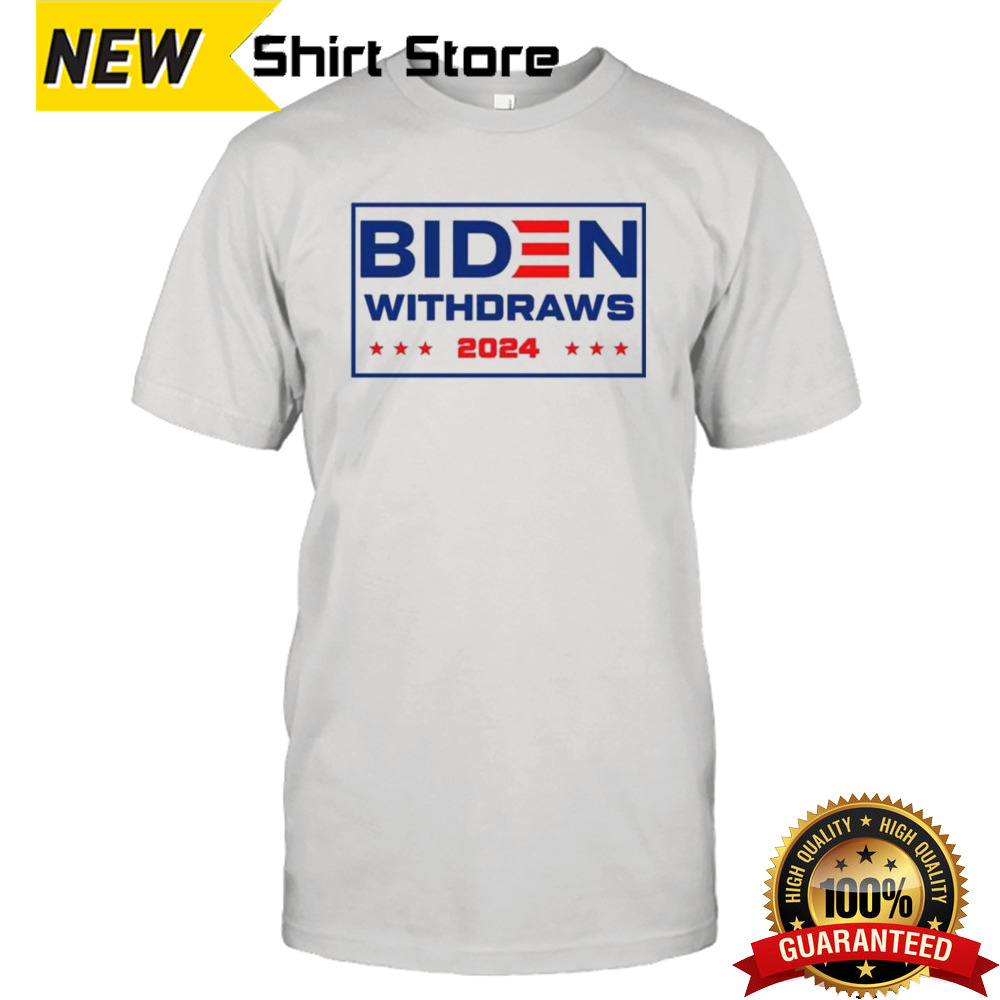 Biden Withdraws 2024 T-shirt