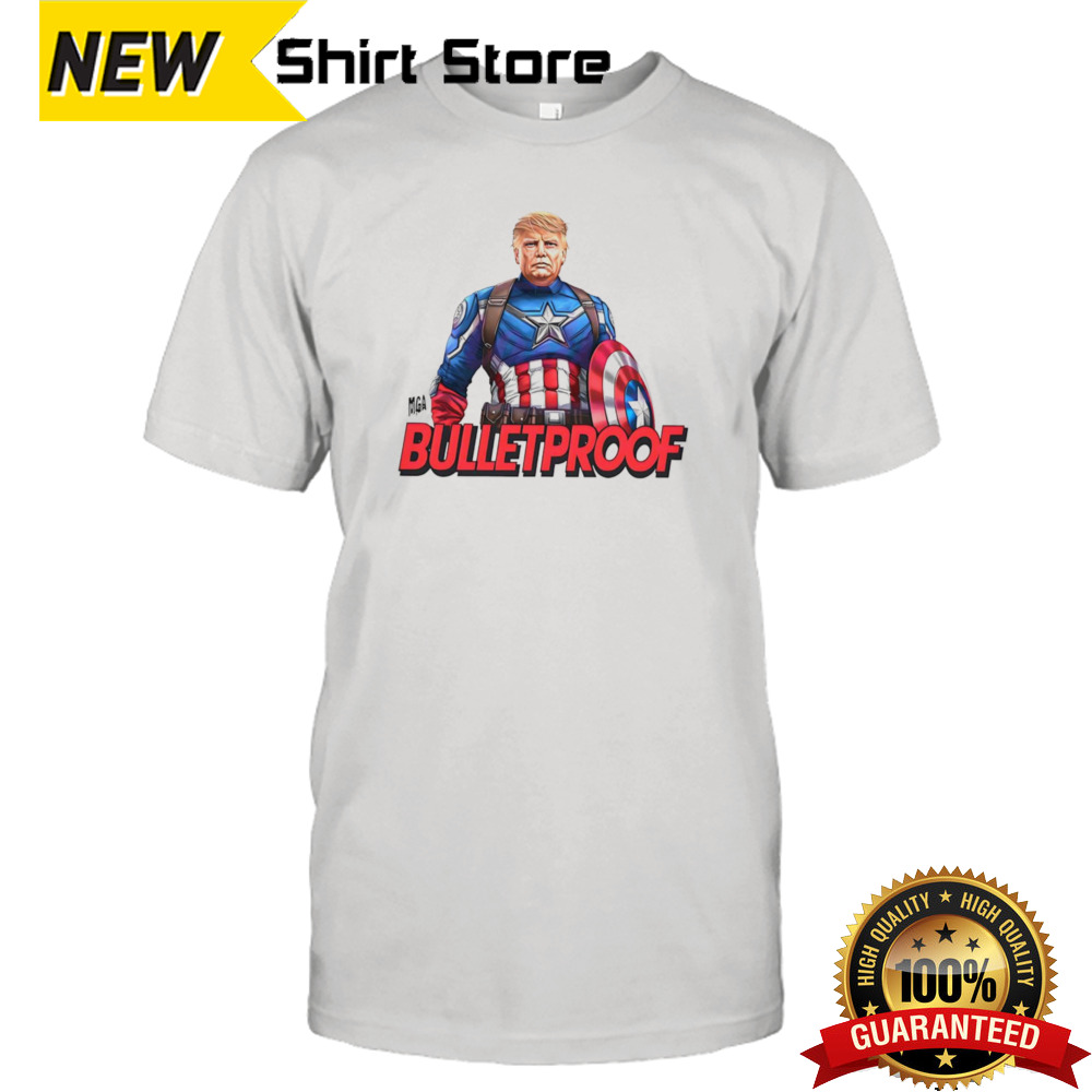 Bulletproof Captian America Trump Shirt