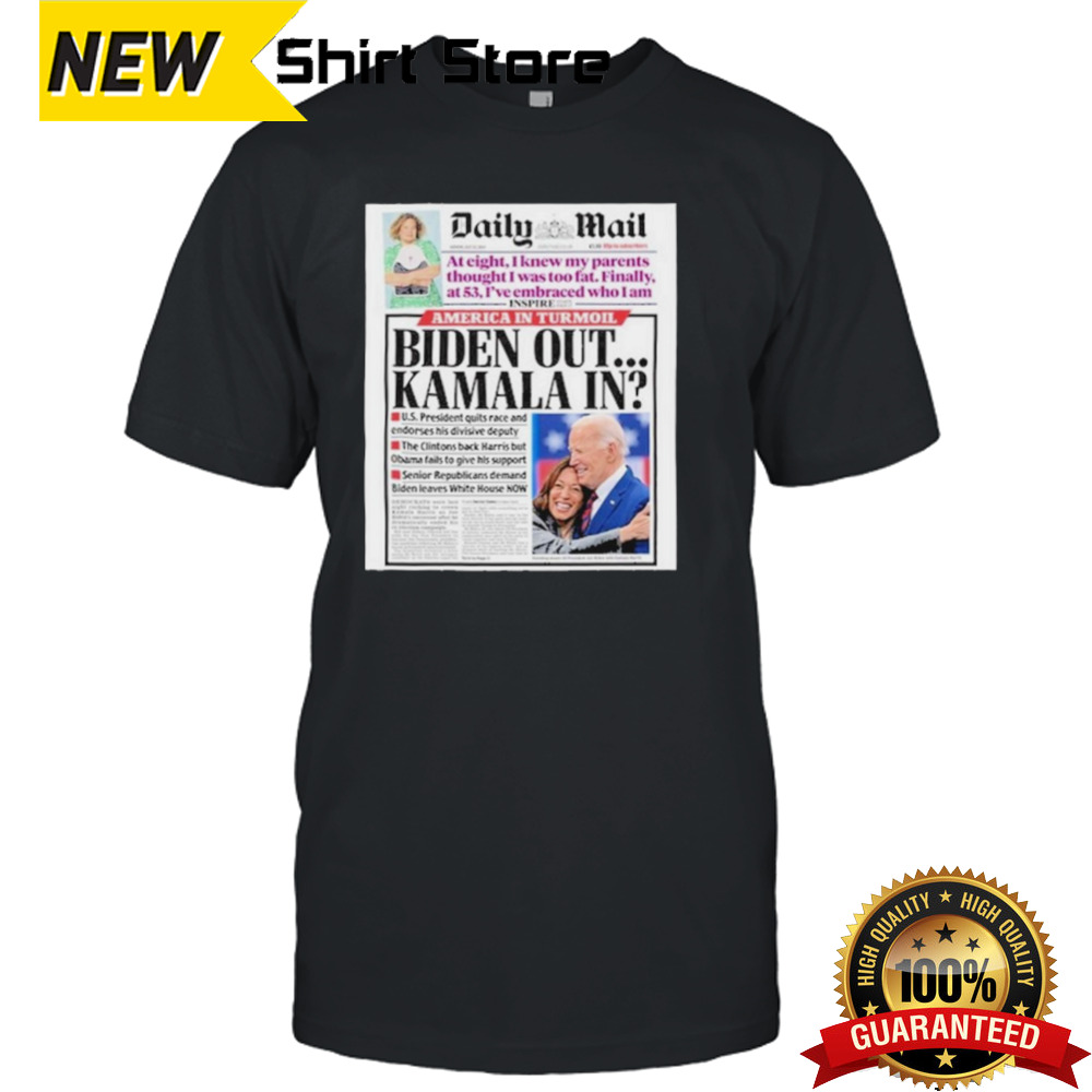 Daily Mail Biden Out Kamala In Shirt