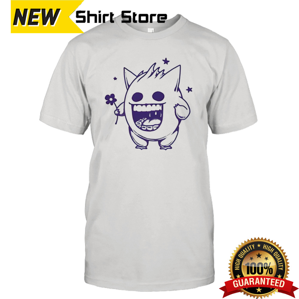 Gengar Hypnosis Flower Shirt