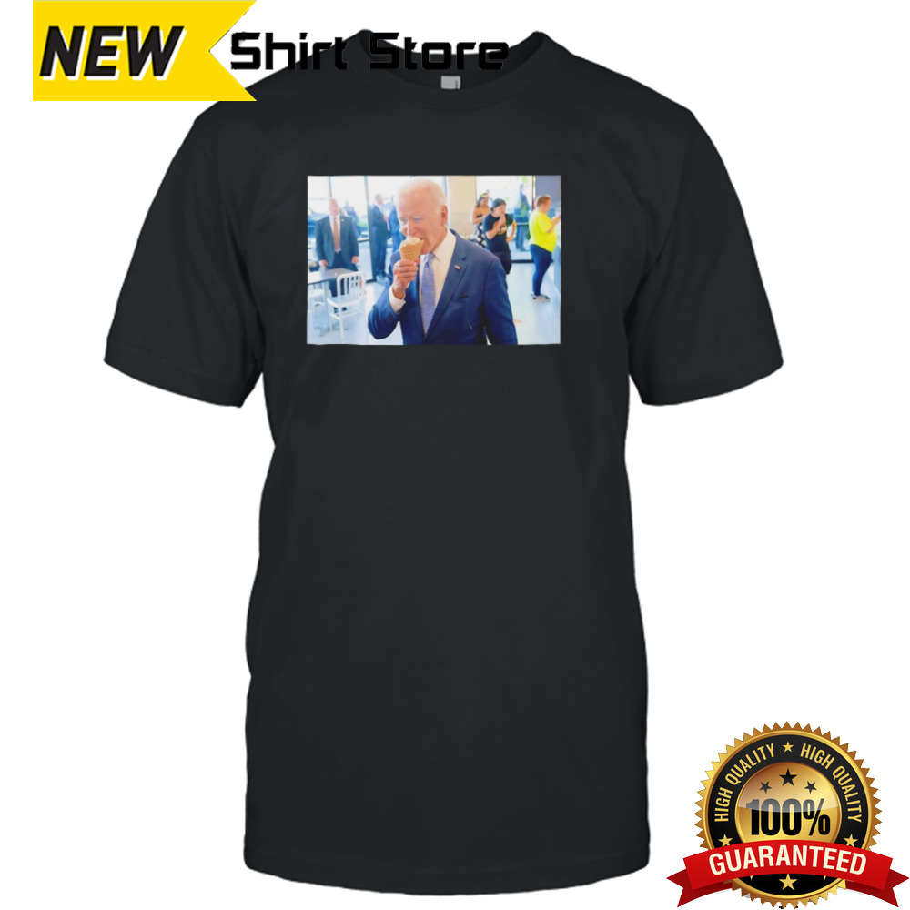 Joe Biden National Ice Cream Day Shirt