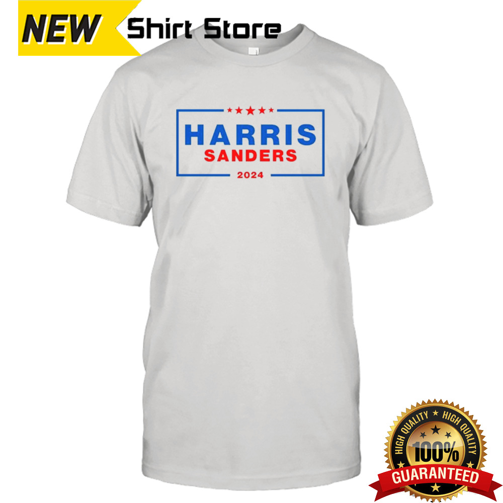 Kamala Harris Bernie Sanders 2024 President T-shirt