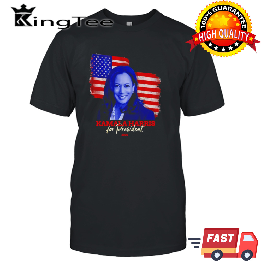 Kamala Harris for President 2024 USA Flag Shirt