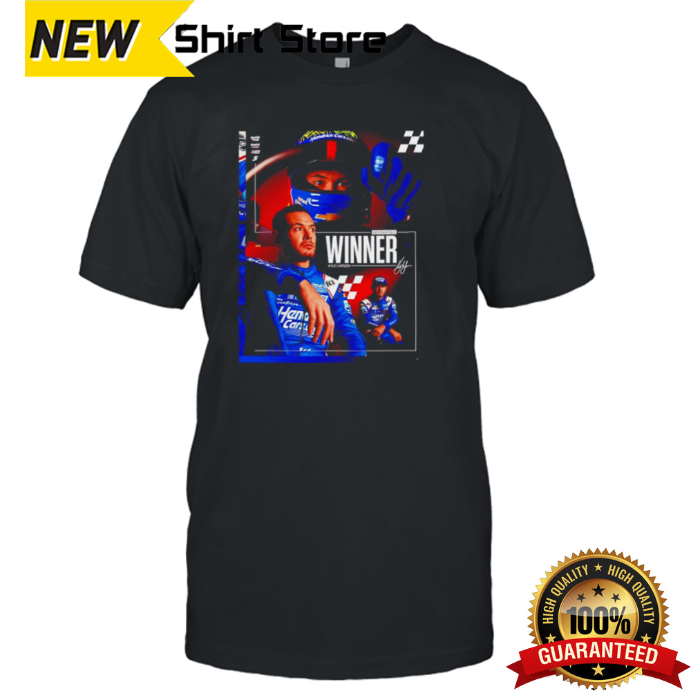 Kyle Larson Indianapolis Winner Signature Shirt