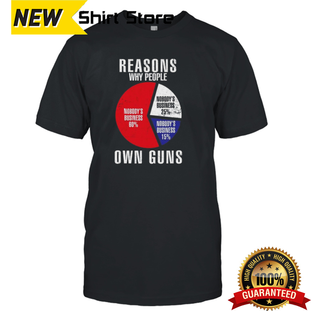 Reasons Why People Own Guns T-shirt