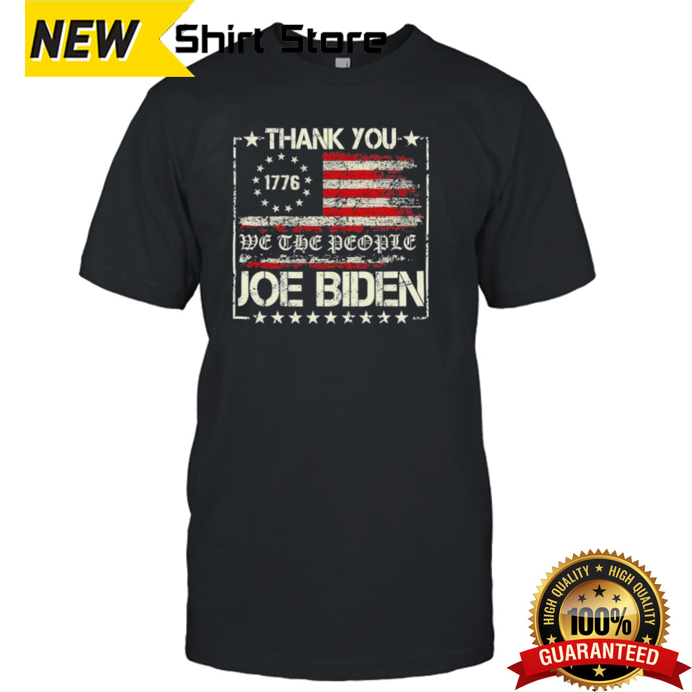 Thank you Joe Biden usa flag style vintage T-Shirt