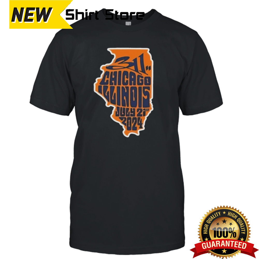 The 311 July 21 2024 Chicago IL T-shirt