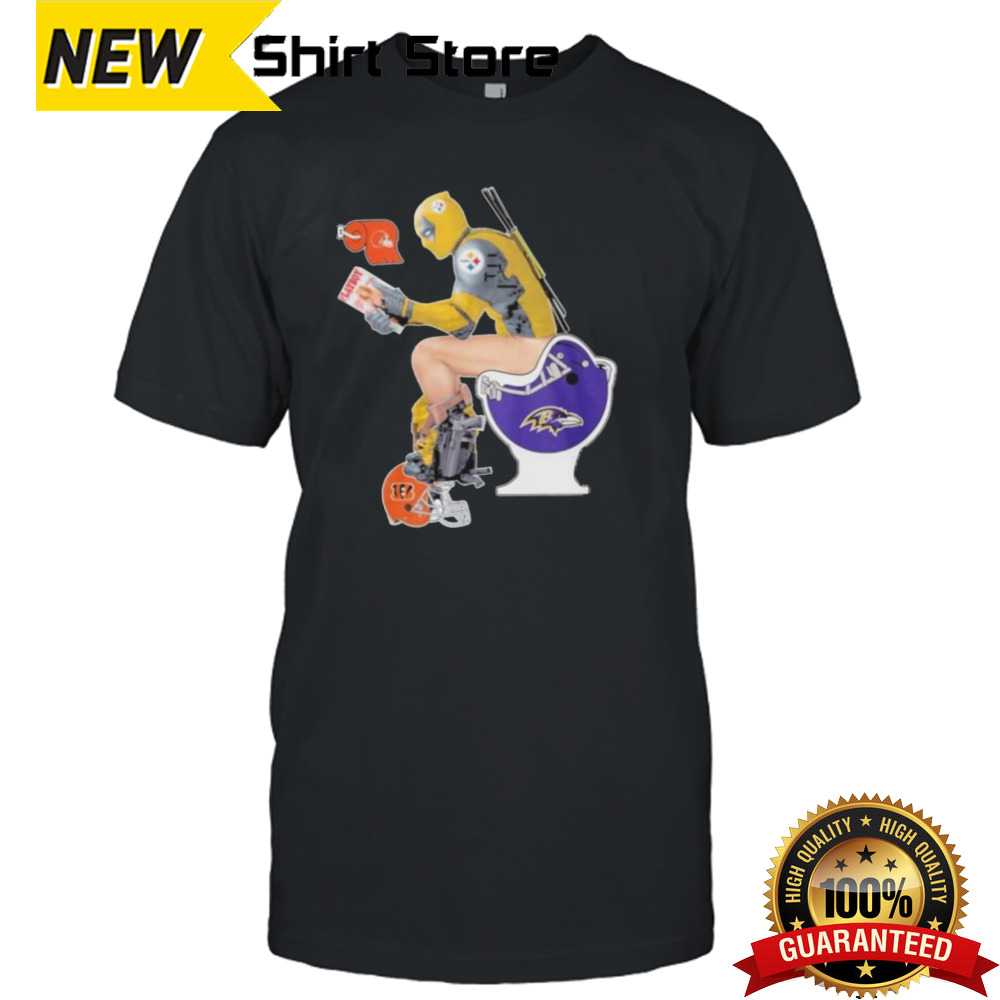 The Wolverine Pittsburgh Steelers Sitting On Baltimore Ravens And Other Teams Shirt