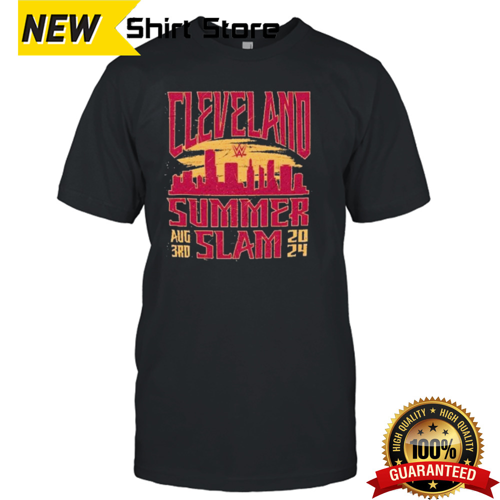 WWE SummerSlam 2024 Cleveland Sunset Shirt