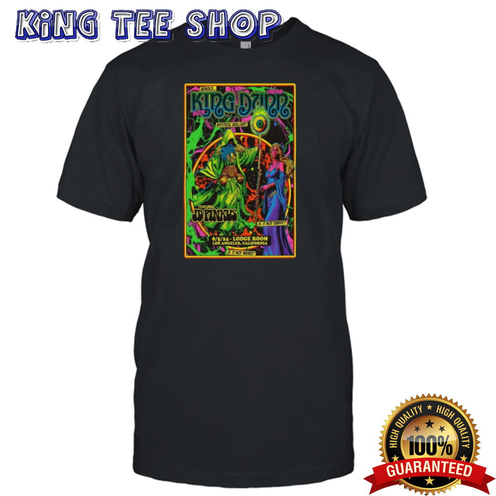 King Buzzo And Trevor Dunn July 23 2024 Lodge Room Los Angeles CA Poster Shirt