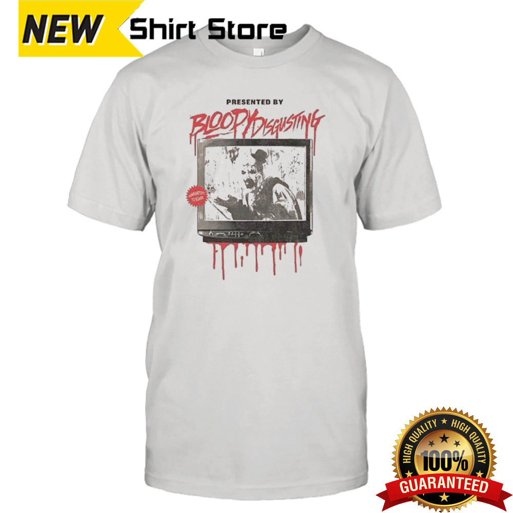 Presented By Bloody Disgusting Clown Shirt