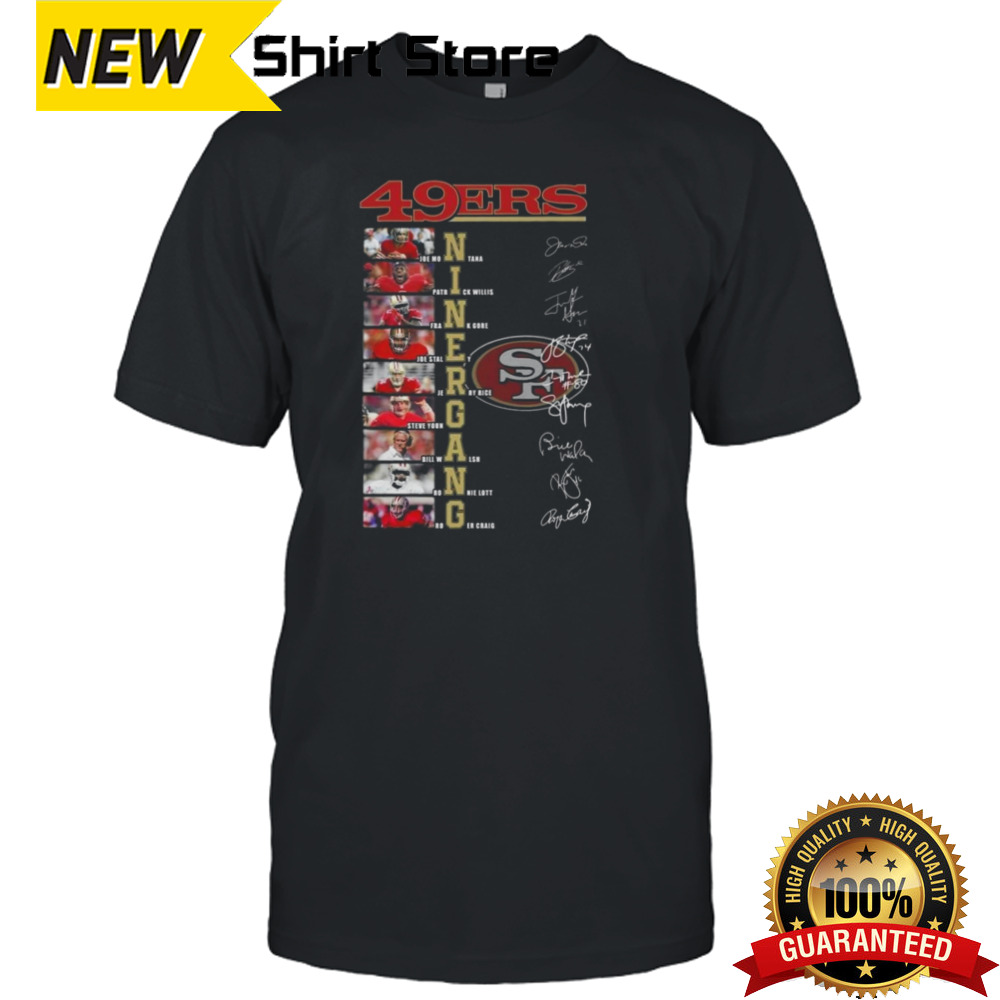 San Francisco 49ers Niner Gang Signatures T-shirt