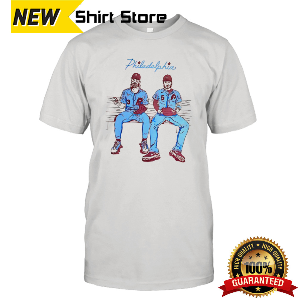 Bryce Harper And Bryson Stott Philadelphia Phillies Art Shirt