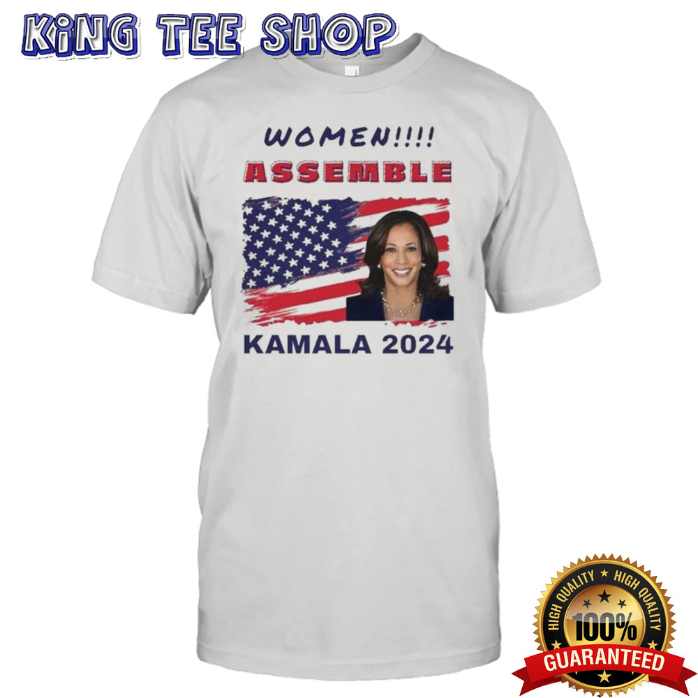 Kamala Harris Women Assemble 2024 shrit