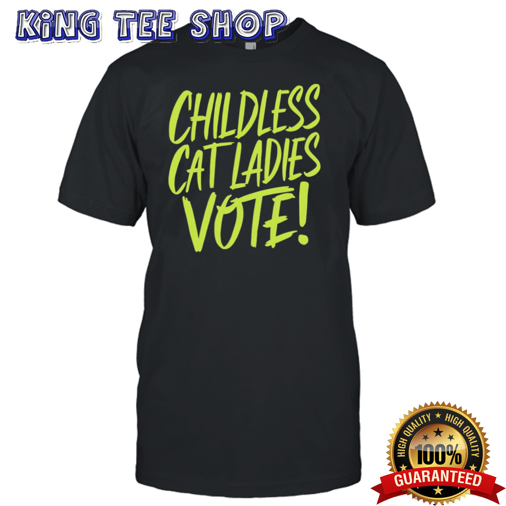 Alex Cole Childless Cat Ladies Vote Kamala Shirt