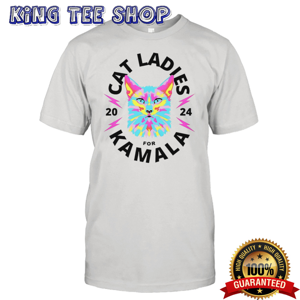 Cat Ladies For Kamala 2024 Shirt