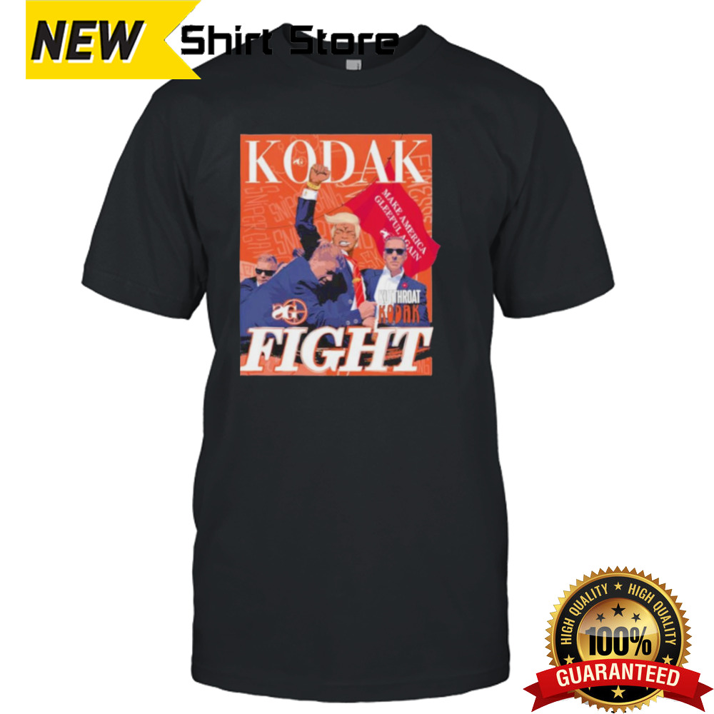 Kodak Fight Kutthroat Kodak Fight Make America Gleeful Again Shirt