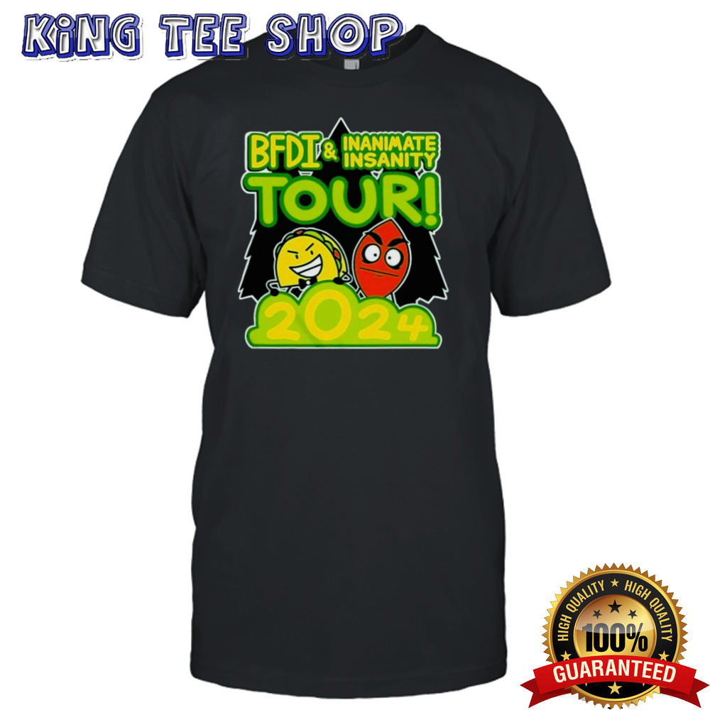 Bfdi And Inanimate Insanity Tour 2024 Shirt