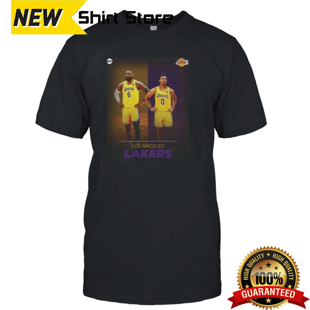 Los Angeles Lakers Modern LeBron And Bronny T-shirt