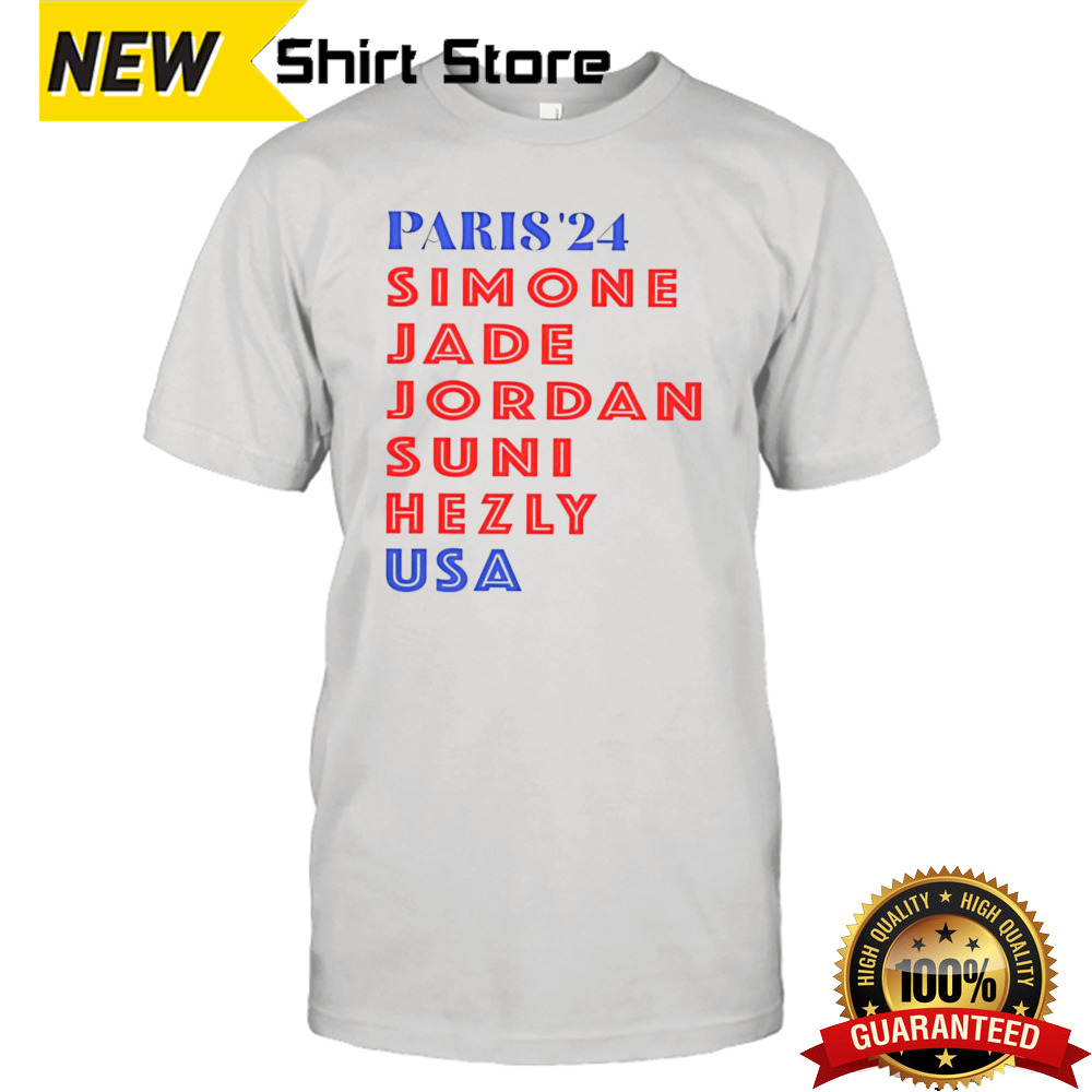 Paris 24 Simone Jade Jordan Suni Hezly USA Shirt