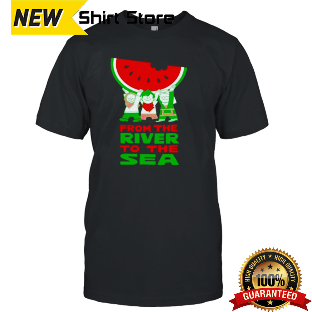 From The River To The Sea Watermelon Palestine Shirt