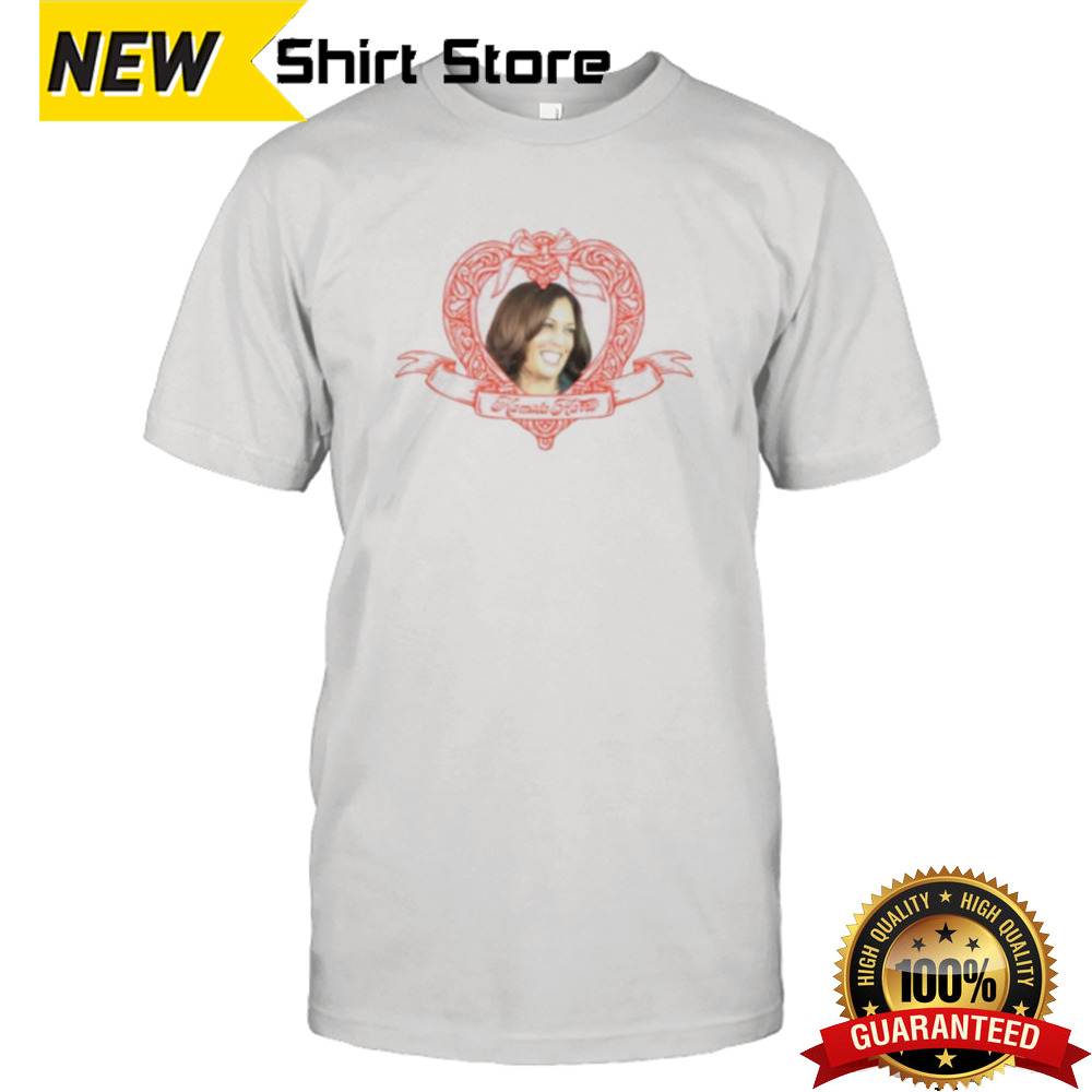 Kamala Harris In Heart Shirt