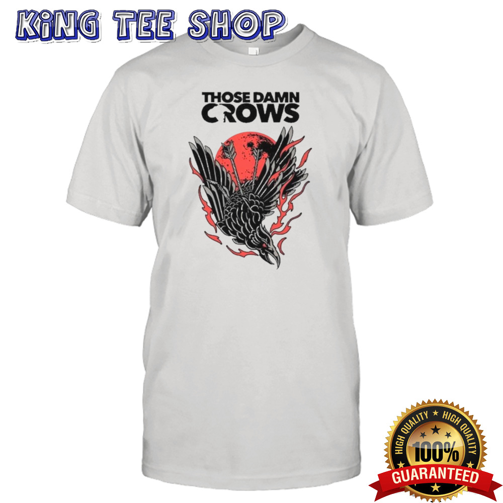 Those Damn Crows Diving Crow T-shirt