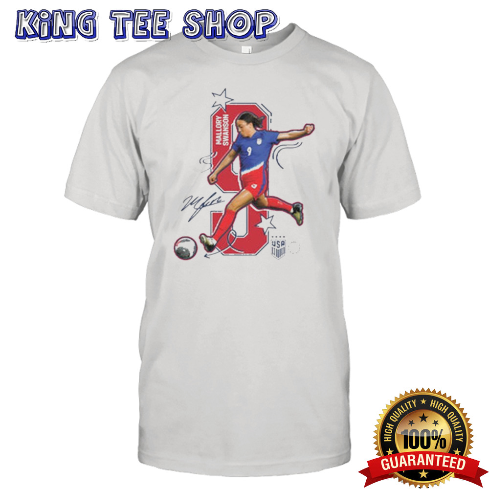 USWNT Mallory Swanson White Signature T-shirt