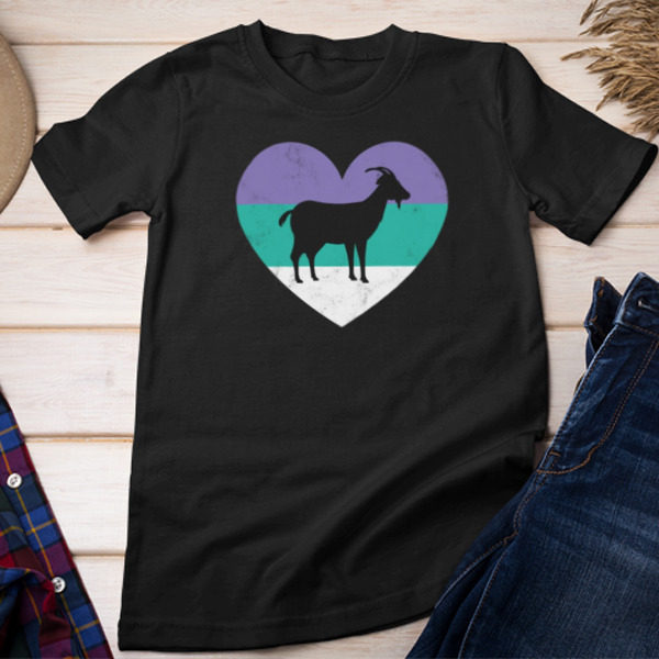 Heart Goat Unisex T-shirt & Sweatshirt