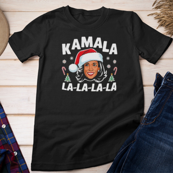 Kamala La-La-La-La Merry Christmas 2024 Unisex T-shirt & Sweatshirt