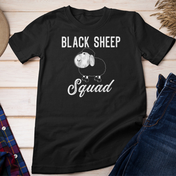 Black Sheep Squad Funny Black Sheep Unisex T-shirt & Sweatshirt