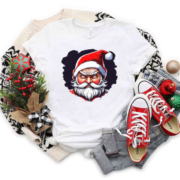 Angry Santa Claus Unisex T-shirt & Sweatshirt