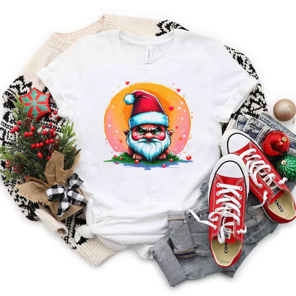 Cartoon Gnome Illustration for Christmas Greetings Unisex T-shirt & Sweatshirt