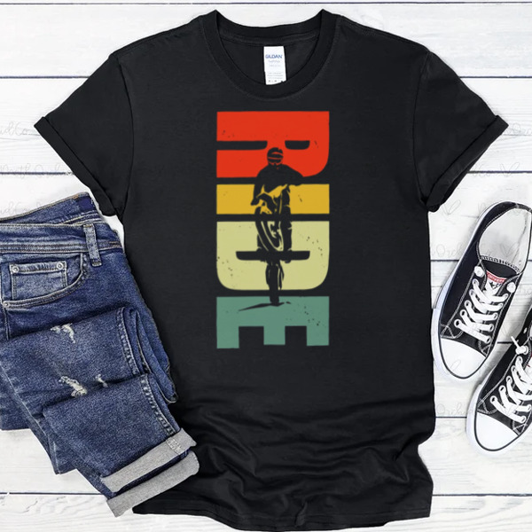 Ride Vintage Dirt Bike Unisex T-shirt, Sweatshirt, Multiple Colorways, Cross-gender Fashion