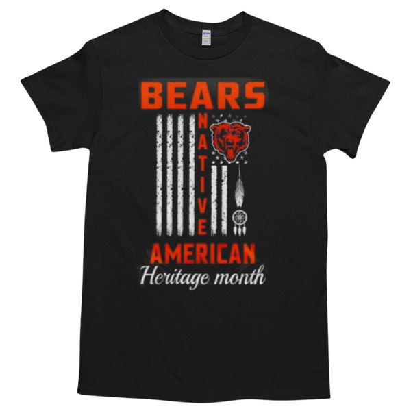 Chicago Bears Native American Heritage Month 2024 T-Shirt Styles Available - Multiple Colorways - Cross-gender Fashion