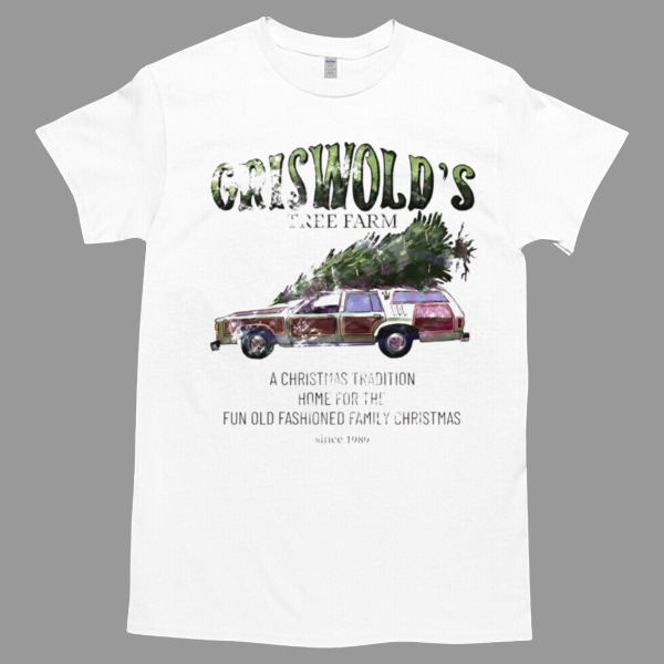 Griswold’s tree farm Christmas vacation movie vintage T-Shirt Extensive Size Options - Multiple Colorways - Cross-gender Fashion