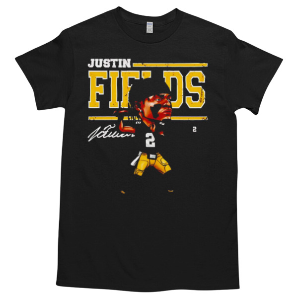 Justin Fields Pittsburgh Steelers NFL football cartoon vintage T-Shirt Styles Available - Multiple Colorways - Cross-gender Fashion