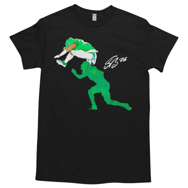 Philadelphia Eagles NFL Saquon Barkley The Reverse Hurdle vintage T-Shirt Styles Available - Multiple Colorways - Cross-gender Fashion